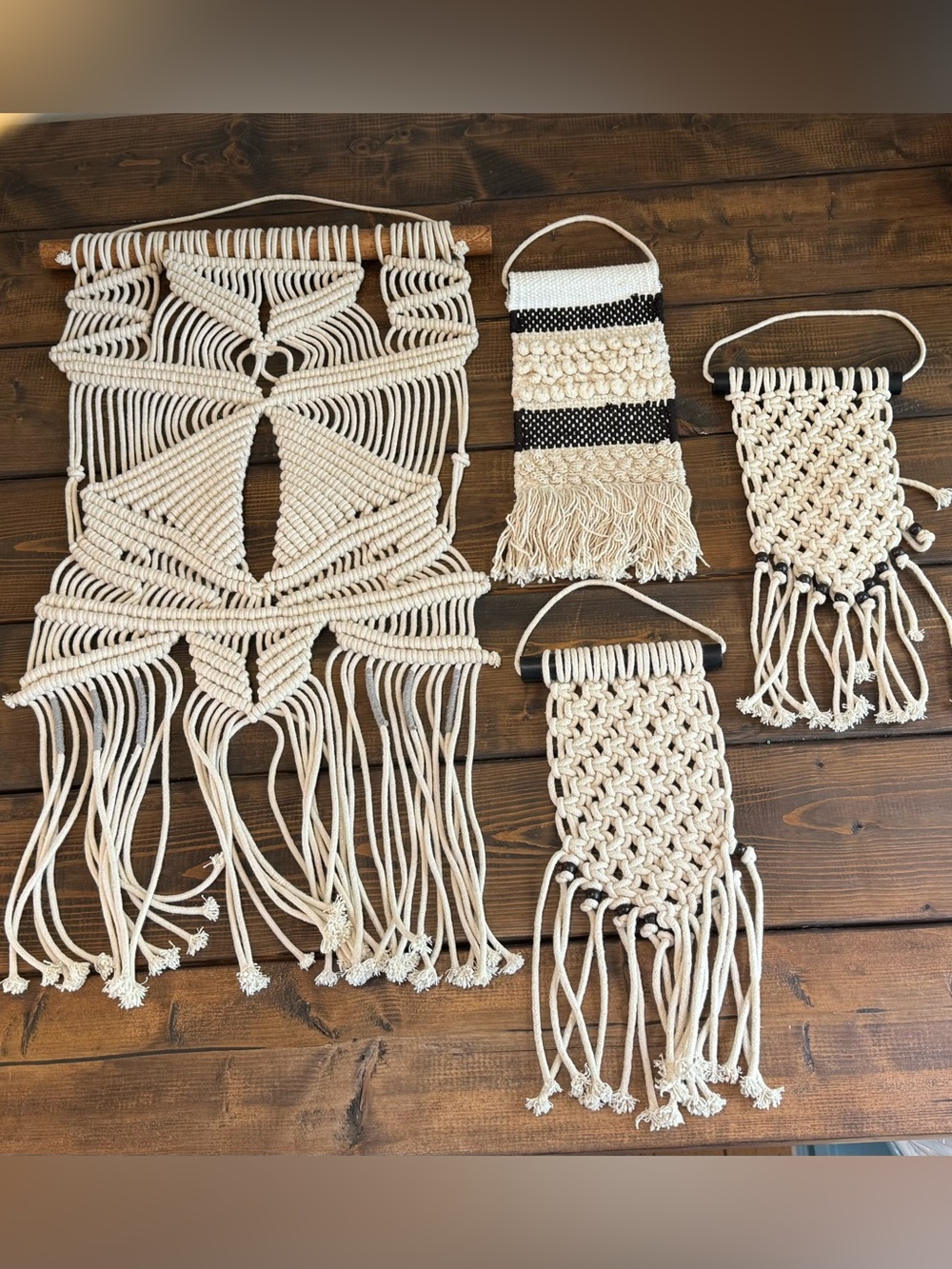 Target Boho Macrame Wall Hanging Gallery Set (4 Pieces)